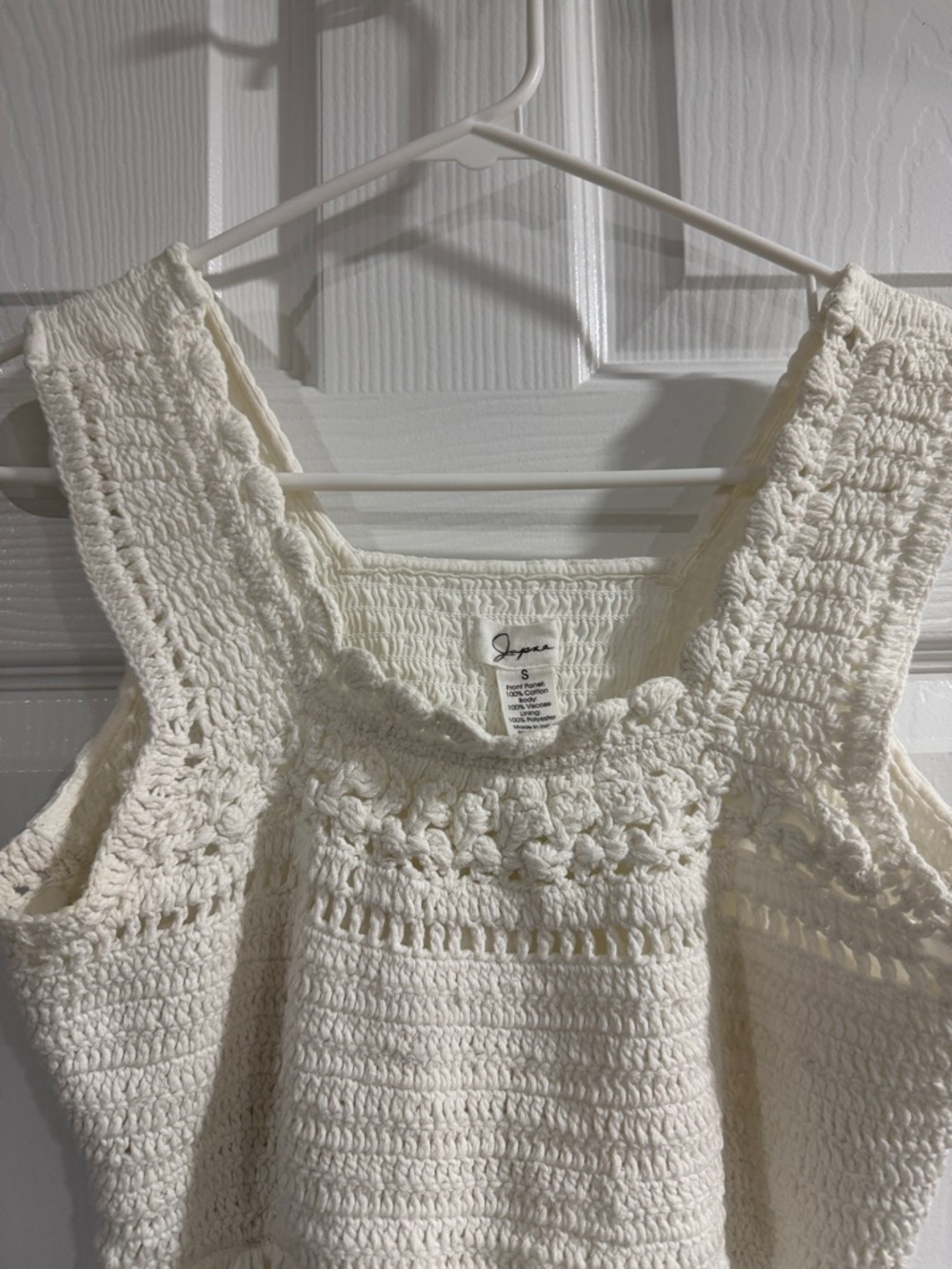 Womens Crochet Dress Top - Picture 3 of 4